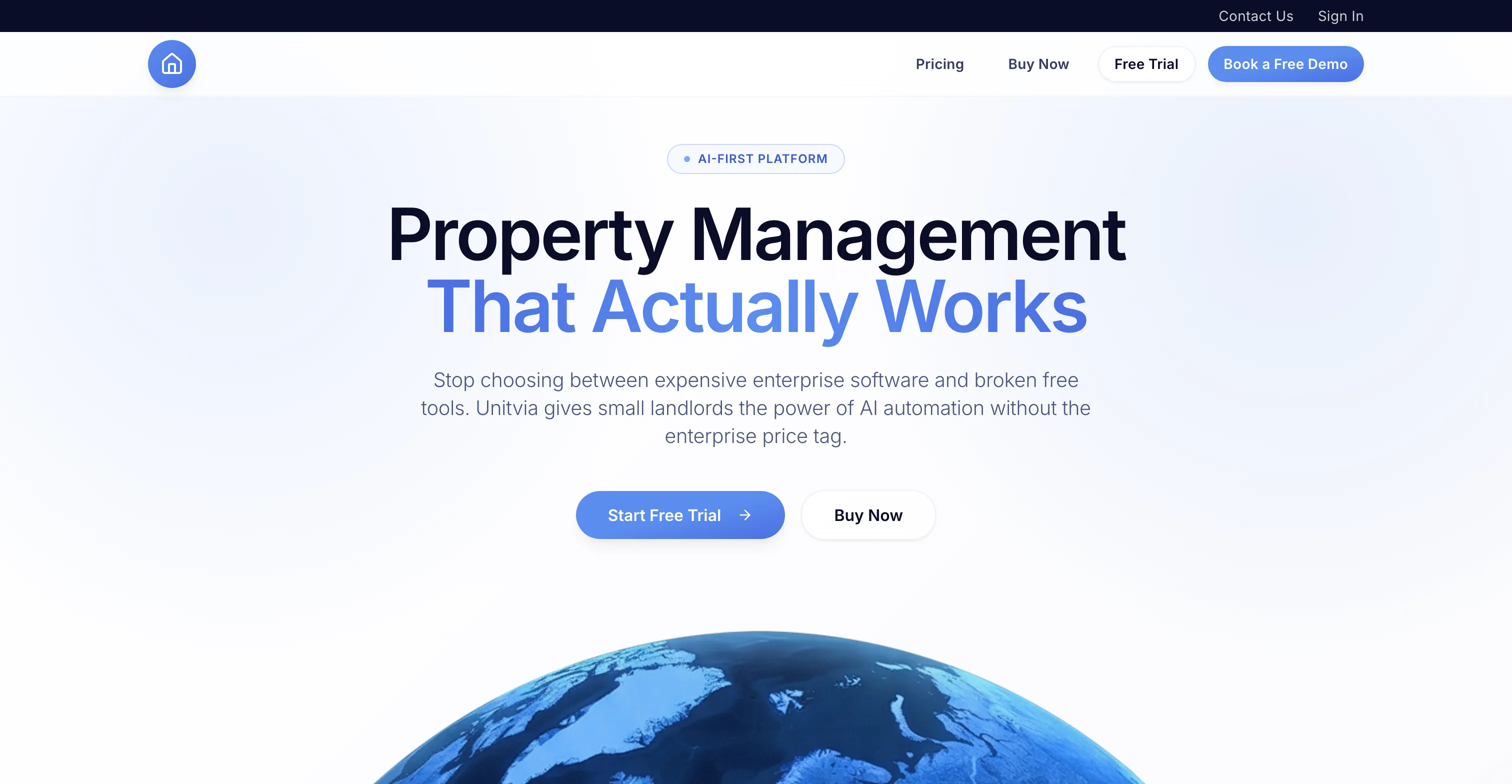 Unitvia, A property platform where landlords and tenants each get their own login, with rent collection running automatically in the background.